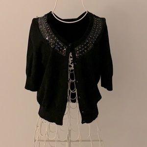 Short Black Cardigan